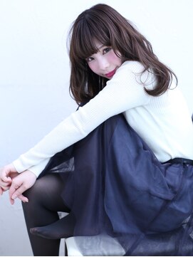 フロール(florun) 【ロング】ダークトーンショコラのふわ揺れロング