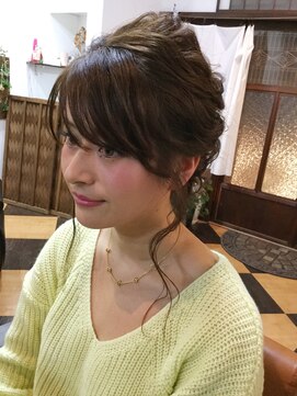 ヘアーサロン チカ(HAIR SALON CHIKA) 簡単くるりんぱアレンジ