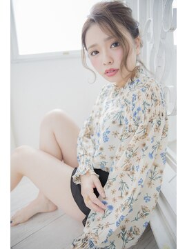 シャイン ヘア ブレンド 二子玉川(Shine hair blend) 【二子玉川】丸みショート無造作カールボブディイルミナカラー45