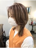 【Devellope.】ウルフカット ネオウルフ ベージュカラー
