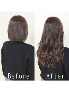 あるじゃんすー 岡山店 ココアブラウン#シールエクステ#小顔ヘア#大人ダークカラー#岡山