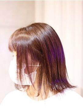 アドミラル ベー ヘアーデザイン(Admiral b Hair design) ラベンダーカラー! 心斎橋/堀江美容室 メンズ/四ツ橋/悩み解決