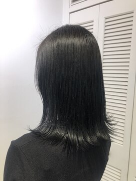 アドラーブル 万代店 (adorable) 【ブルーブラック】うるツヤカラー10代20代