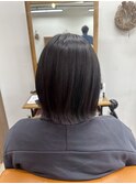 切りっぱなしボブ／外ハネ