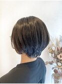 【Isola】アッシュグレー×小顔ショート