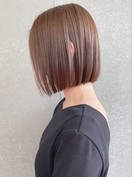 リール 銀座(R'EEL) 縮毛矯正×タッセルボブ