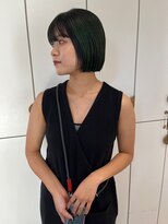リィベ(Liibe)&nbsp;10代20代30代#ミニボブ#デザインカラー#ケアブリーチ