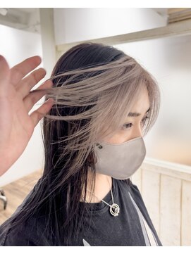 ゴウトゥデイ 横須賀店(GO TODAY) ホワイトパールのフェイスフレーミング