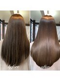 髪質改善で作る美髪ストレート 新宿/縮毛矯正/前髪カットULTOWA