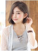美髪◎髪質改善/縮毛矯正×透明感ブリーチなしシアカラー