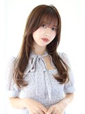 <瀧川彩季>ブリーチなし色落ちまでかわいい柔らかピンクベージュ