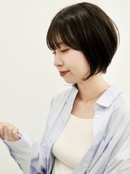 フラッフィー(Fluffy)の写真/【高浜市/シルキーカット認定salon】柔らかで滑らかなシルキータッチの指通りに！理想のstyleを叶えます♪