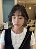 《kana》*インナーカラー*モカグレージュ*くびれボブ*