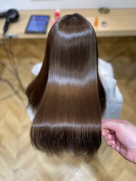 エマ 上板橋店(emma) 美髪ストレート(髪質改善×縮毛矯正)手で乾かしただけの艶髪