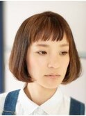 30代40代50代60代　マチルダボブ　白髪染めぼかし　脱白髪染め