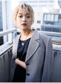 髪質改善ケアブリーチ×小顔ショートボブ