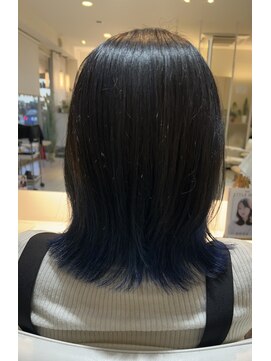 ローカス 東久留米店(LOCUS) ボブレイヤー×ネイビーグラデーションカラー