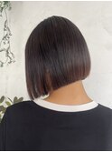 ぱつっとラインが可愛いボブ♪/ボブスタイル