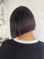 トレヘアー(tRe hair) ぱつっとラインが可愛いボブ♪/ボブスタイル