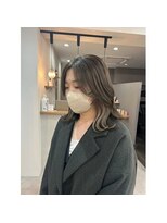 カプア 仙台駅前店(Kapua)&nbsp;インナーカラーホワイトベージュケアブリーチ