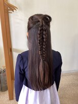 カミコウボウ KAMIKOBO&nbsp;編み込みリボンヘア