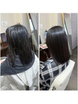 ムーブ(Moob)&nbsp;縮毛矯正+髪質改善カラーで扱いやすい美髪へ【別府】