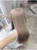 《RIHO》ホワイトベージュ/艶ハイトーンカラー