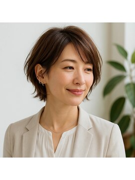 スープレックス ヘアーデザイン(SOUPREX HAIR DESIGN) エレガントショートボブ　20代 30代 40代 50代 60代髪質改善