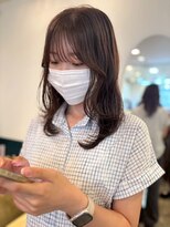 ヘアーブレイス(hair brace)&nbsp;千葉駅/オリーブグレー/小顔/ココアベージュ