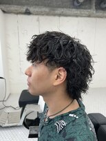 ネイビー(NAVY)&nbsp;波巻きウルフ