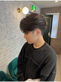 【BLEACHi稲荷】毛流れセンターパート/静岡メンズ