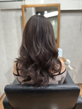 ビス ヘア アンド ビューティー 西新井店(Vis Hair＆Beauty) 小顔レイヤーロブヘアウルフカットブリーチなしココアブラウン