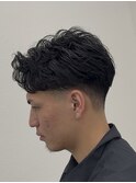 ツーブロック ショートスタイル