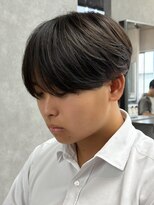 エルマーク 本山(L-MARK) マッシュヘア/黒髪/メンズカット/men's/フェザーパーマ