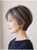 ～【LUXIS海老名】～ミセス白髪ぼかしハイライト♪