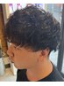 メンズ限定☆似合わせカット+デザインパーマ+眉カット+アロマスパ　￥9900～