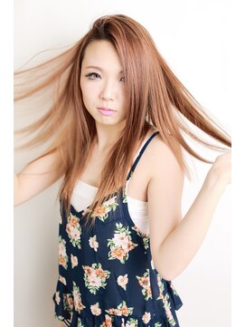 オーバーキャプテンネイキッド(OVER CAPTAIN NAKED) 春の撮影プロジェクト♪　「艶ストレートグラデーションカラー」