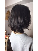 ラトリエ ブロカント 立川北口店(L'atelier BROCANTE)&nbsp;フェミニンボブ ルーズ 無造作 レイヤー センターパート