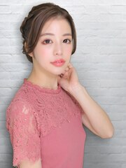 二次会・結婚式ヘアセット