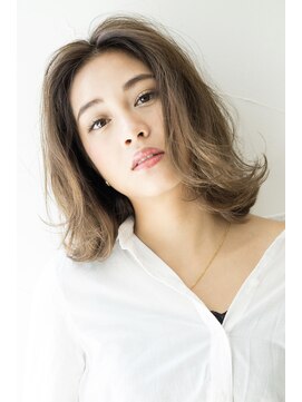 アッシュ 祐天寺店(Ash) 外国人風センターパートのニュアンスボブ