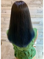 ヘアー サロン フルール(hair salon Fleur) 大人気ブルーカラー