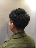 ワイルドツーブロックアップバンクスタイル<六本木><理容室>