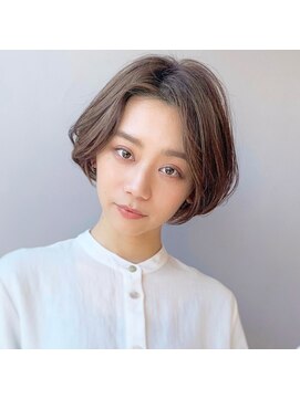 ラナ 渋谷(Lana) 【Chill】大人かわいい季節のピンクベージュクールショートボブ