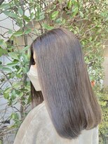 ギミック 自由が丘(gimmick)&nbsp;グレージュロング【自由が丘髪質改善オージュア】