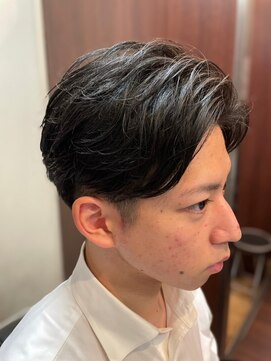 プレミアムバーバー 目黒店(PREMIUM BARBER produce by HIRO GINZA) ナチュラルアップバンクヘア