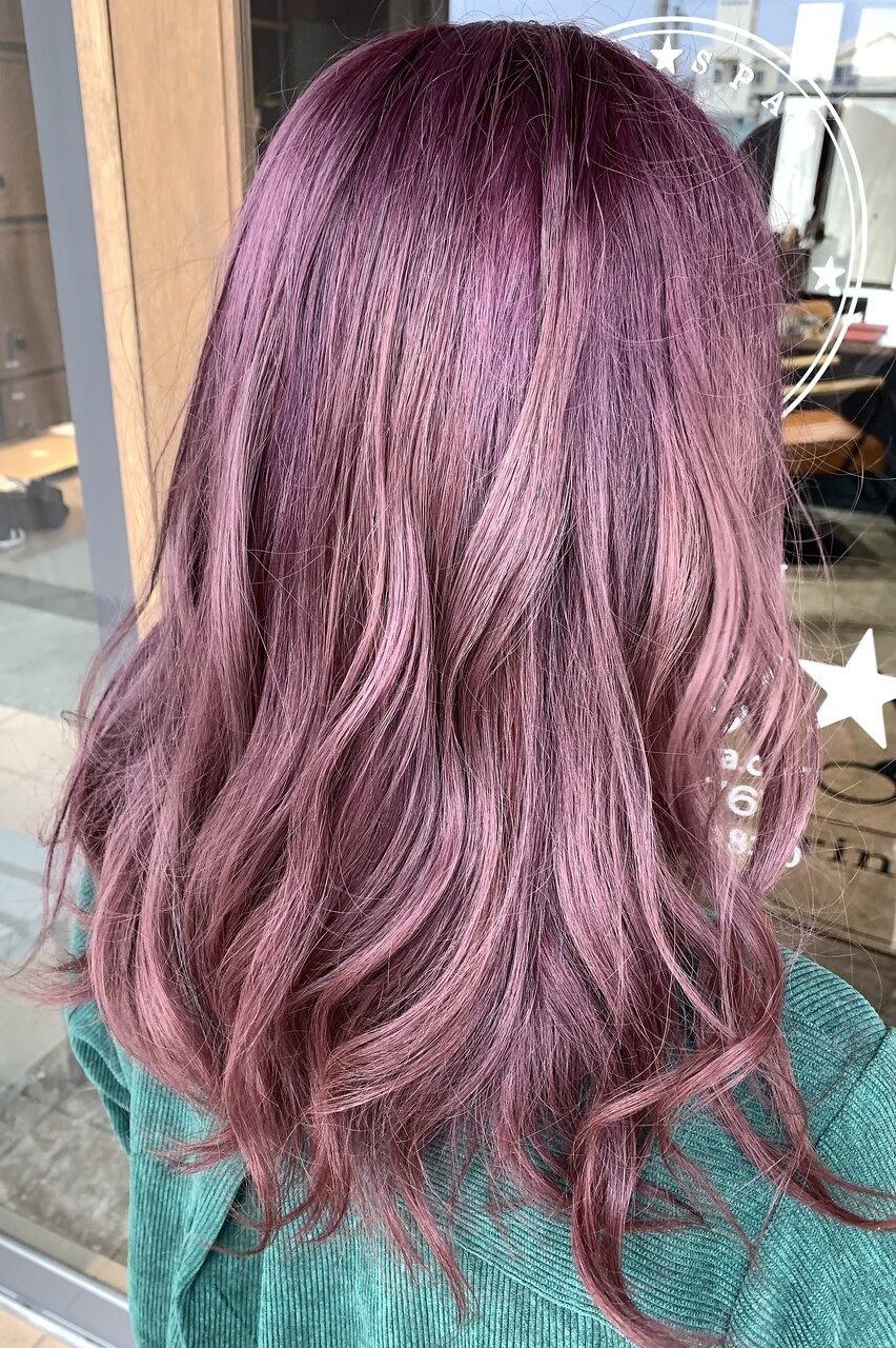 ダブルカラーモーブピンク・アルティストカラーで透明感・豊見城