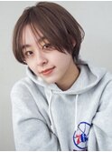 30代　40代　前髪あり　耳掛けマッシュショート　小顔　ショート