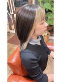 インナーカラー フェイスフレーミング