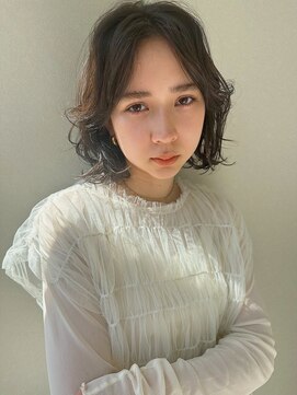 ノラギンザユー(NORA GINZA/U) パーマゆるふわボブパーマパーマ