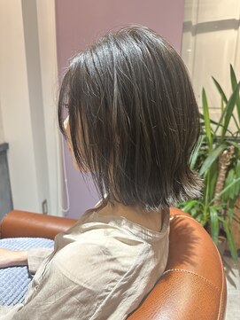 トウカ 南行徳店(TOUKA) 外ハネボブ/髪質改善/オリーブベージュ[南行徳/南行徳駅/浦安駅]